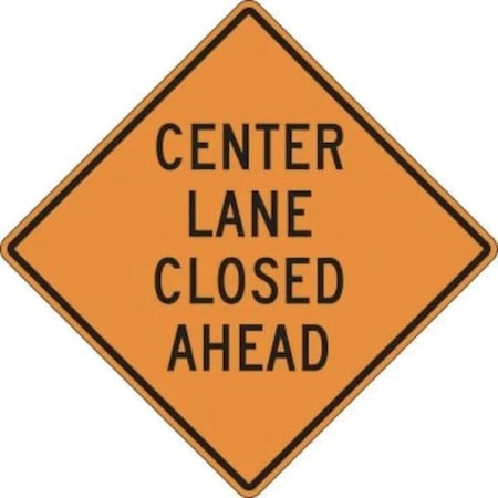 Accuform RIGID CONSTRUCT ION SIGN CENTER LANE FRK467DP